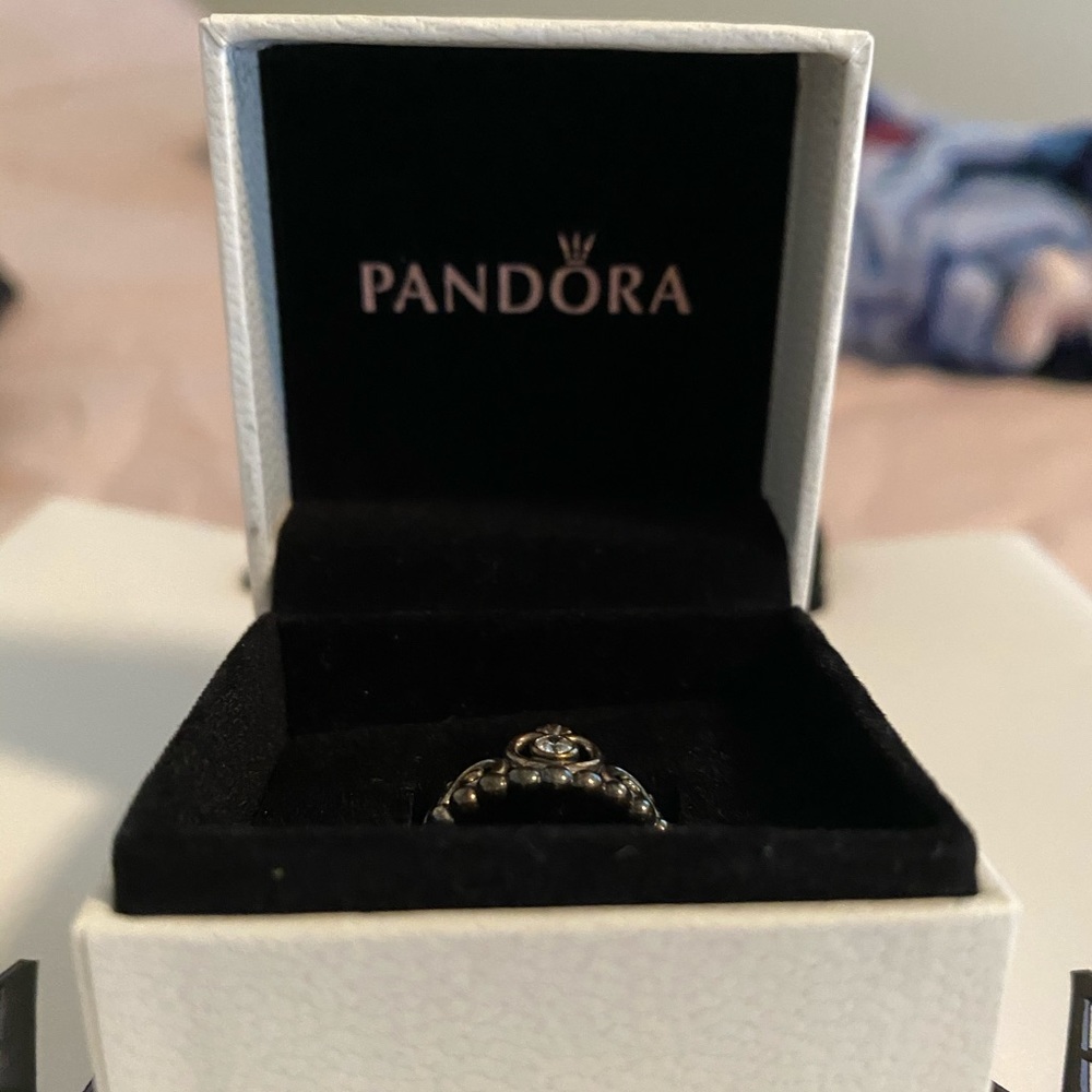 PANDORA PRINCESS TIARA CROWN RING!
